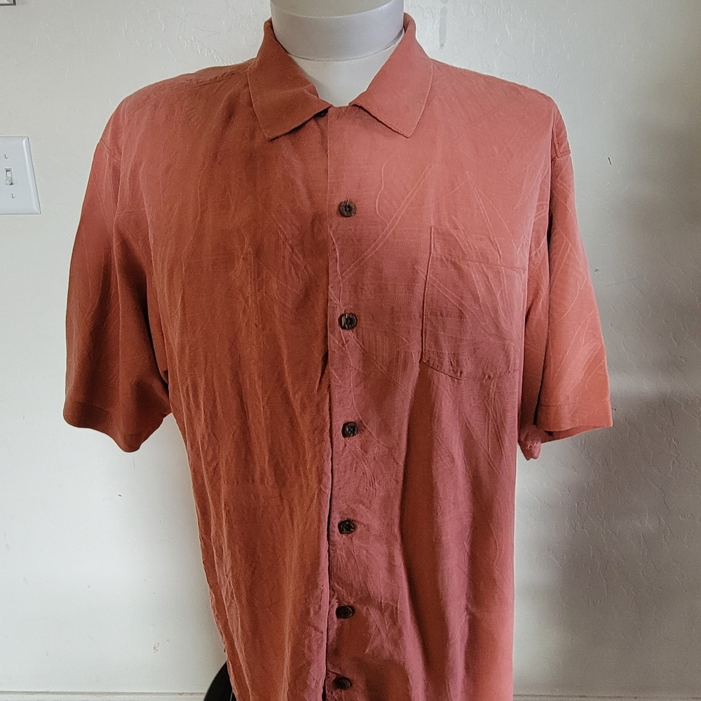 Tommy Bahama Floral Hawaiian Button-Down Shirt